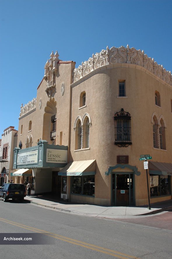 1931 Lensic Theater, Santa Fe, New Mexico Archiseek Irish
